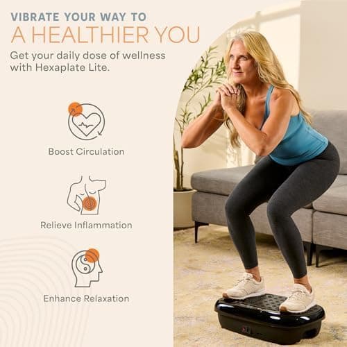 Vibration Exercise Plate with Remote Control