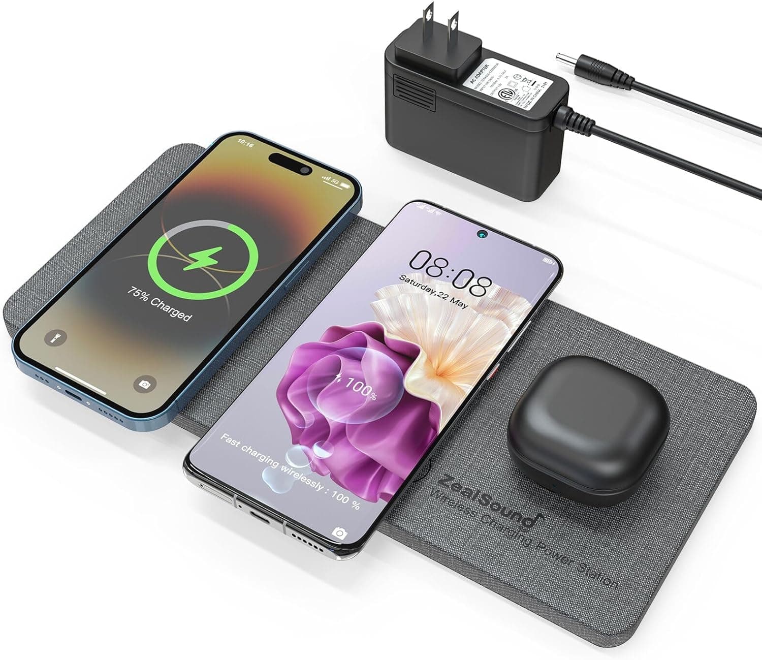 ZealSound Triple Wireless Charging Pad (3x10W)