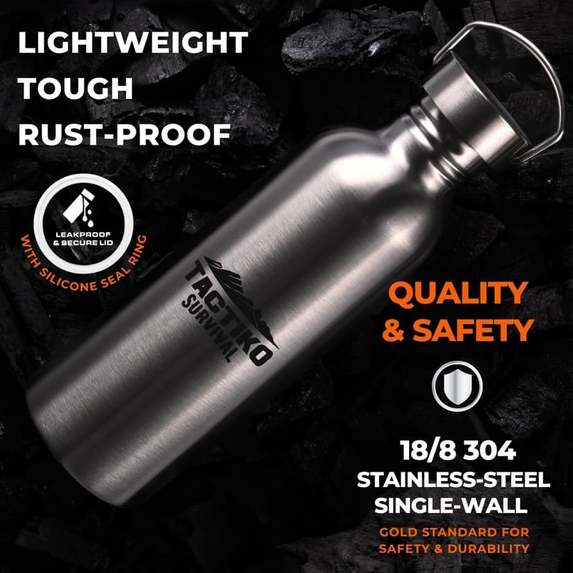 Tactiko Stainless Steel Water Bottle