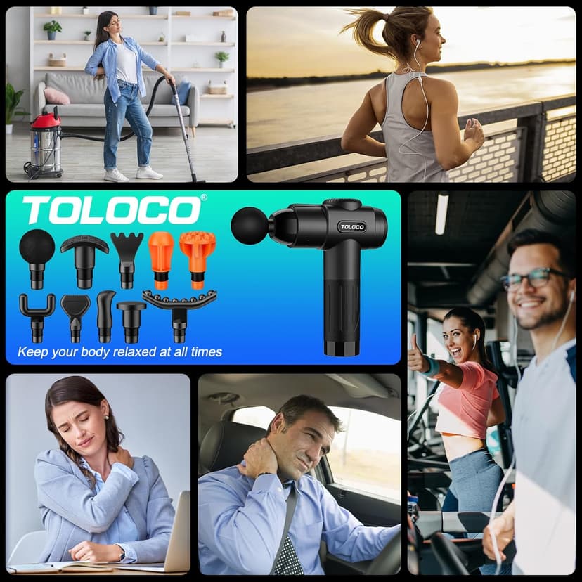 TOLOCO Deep Tissue Massage Gun