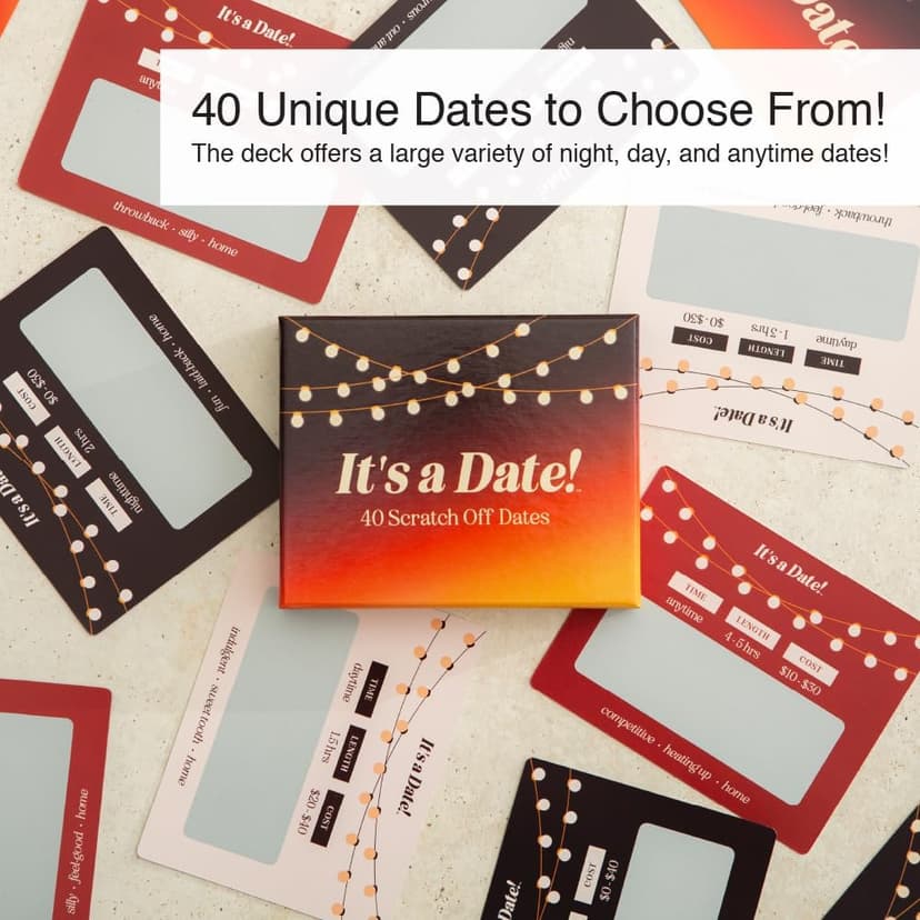 It's a Date! Couples Adventure Scratch-Off Book