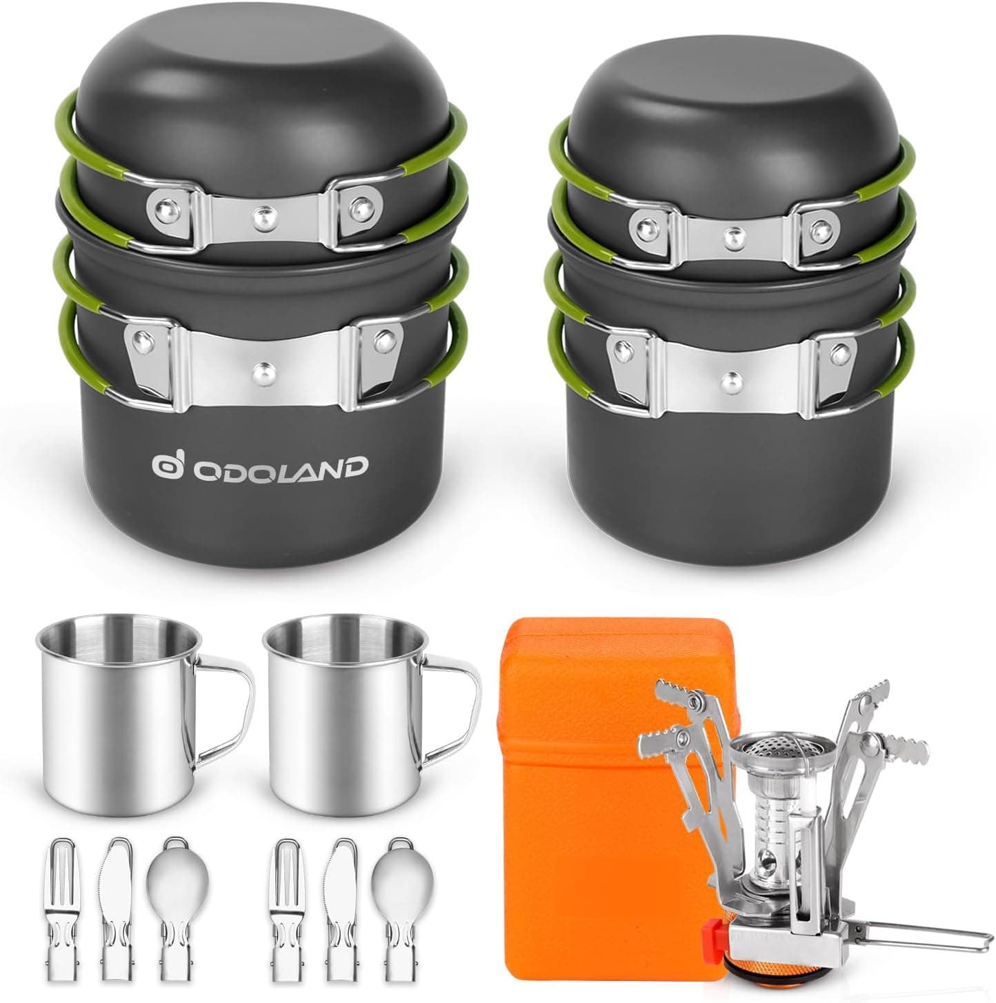 Odoland Lightweight Camping Cookware Set